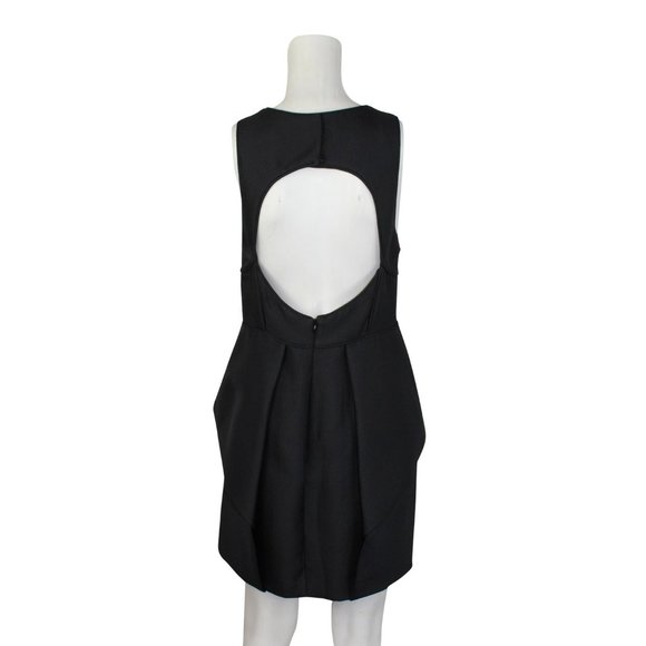 Tibi Structured Open Back Dress Size 6 Black - Picture 2 of 2